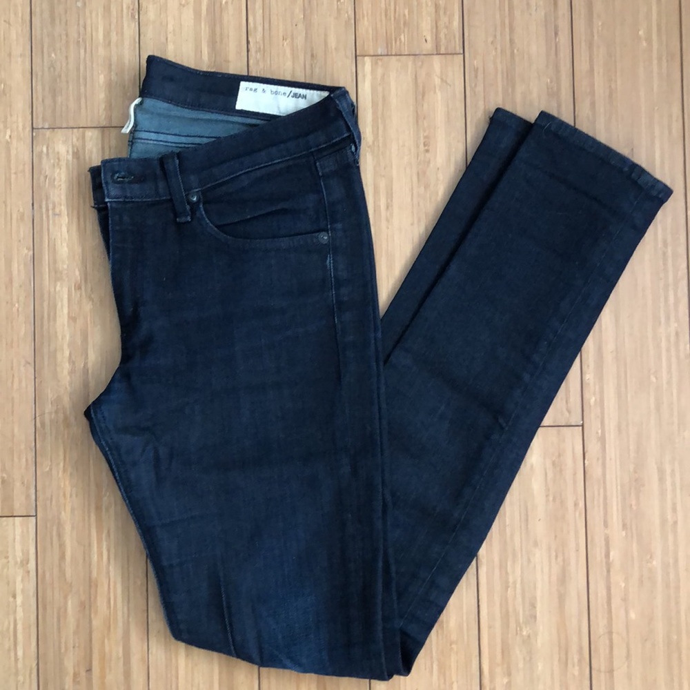 RAG & BONE - Skinny Jeans - Olive Harrow - Picture 3 of 6